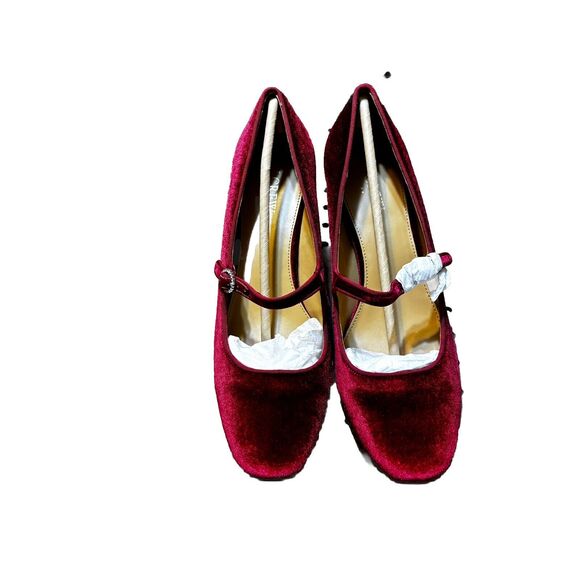 J C Crew Mary Jane’sStack Heel Shoes Womens Size 10 Holiday Party Formal Wedding - Picture 3 of 8